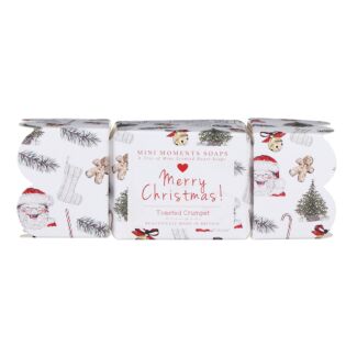 ‘All Things Jolly’ Mini Moments Trio of 20g Heart Soaps Cracker