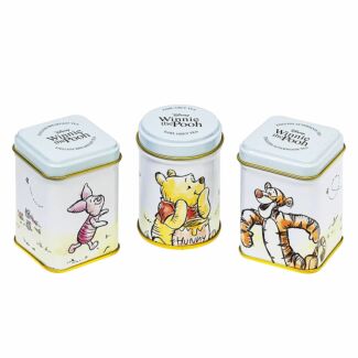 Disney Winnie the Pooh Set of Three Mini Tins with Three Loose Tea Blends