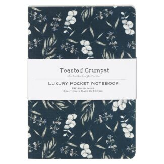 ‘Eucalyptus’ Noir A6 Lined Pocket Notebook