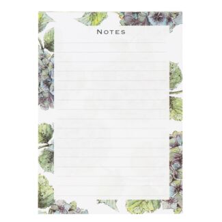 ‘Hydrangea’ A6 Jotter Notepad