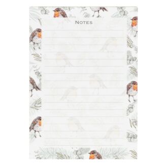 ‘Robin & Eucalyptus’ A6 Jotter Notepad