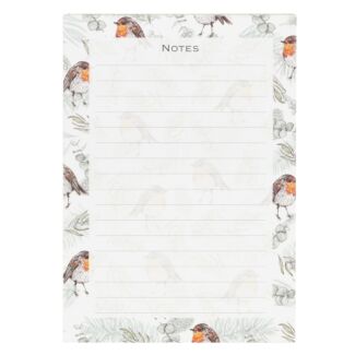 ‘Robin & Eucalyptus’ A6 Jotter Notepad