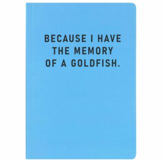 Memory Of A Goldfish A5 Notebook