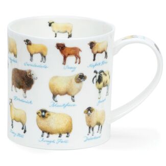 On The Farm Sheep Orkney Shape Mug
