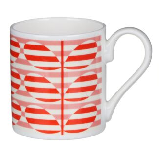 Orange Stripe Stem Standard Mug