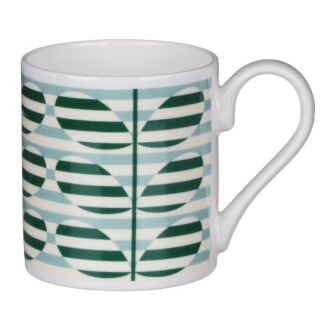 Green Stripe Stem Standard Mug