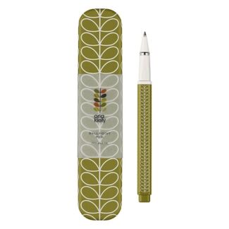 Linear Stem Seagrass Green Ballpoint Pen