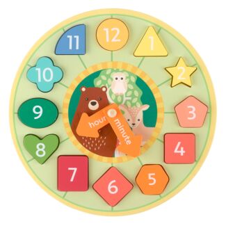 Woodland Shape Sorting Clock