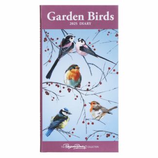 Garden Birds By Pollyanna 2025 Slim Diary 