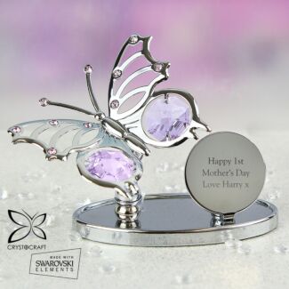 Personalised Crystocraft Butterfly Ornament