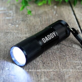 Personalised ‘Name Only’ Mini LED Torch