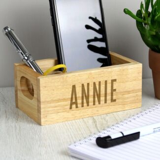 Personalised Name Mini Wooden Crate