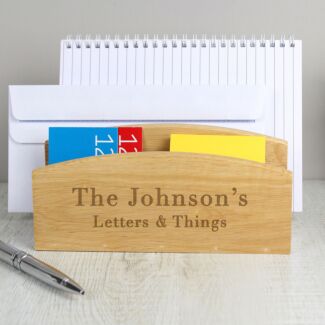 Personalised Wooden Letter Rack
