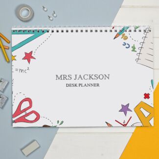 Personalised A4 Desk Planner