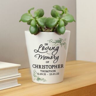 Personalised ‘In Loving Memory’ Plant Pot