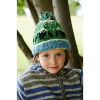 Kids Bobble Hat Sheep