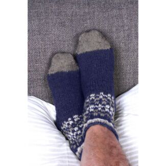 Men’s Rosslare Navy Sofa Socks