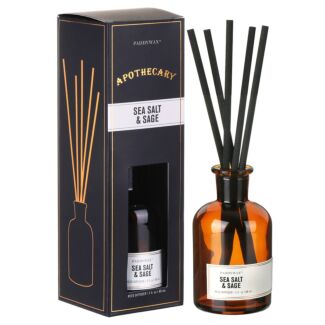 Apothecary Sea Salt & Sage Glass Reed Diffuser