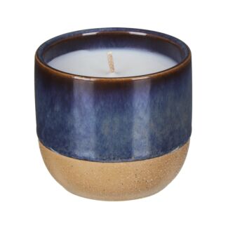 Kin 170g Black Fig & Rose Medium Glaze Ceramic Soy Candle