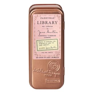 Library Jane Austen Travel Tin Soy Candle