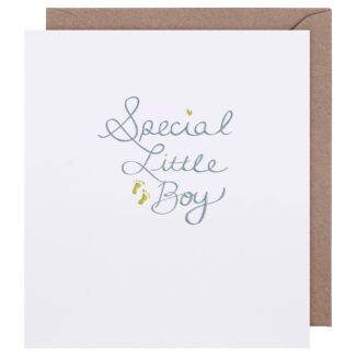 Mimosa Special Little Boy New Baby Card