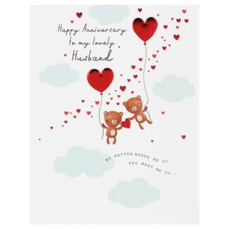 Pick 'N' Mix Bears Husband Anniversary Card