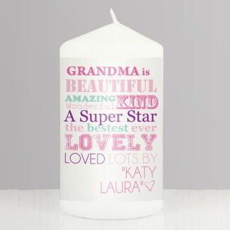 Personalised She Is... Candle 