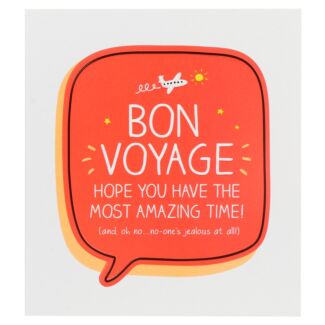 'BON VOYAGE!' Leaving Card