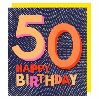 Ping 50th Birthday Card