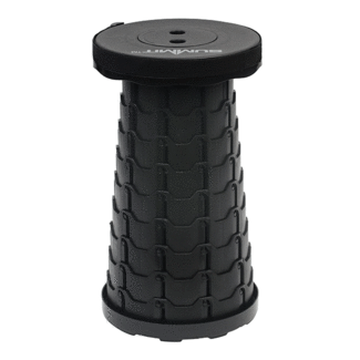 Summit Black Portable Telescopic Stool