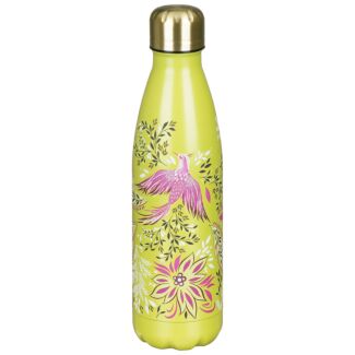 Haveli Garden Lime Bird of Paradise Stainless Steel Water Bottle