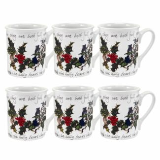 Set of 6 Breakfast Mugs