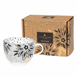 Artisanne Noir Lotus Boxed Mug