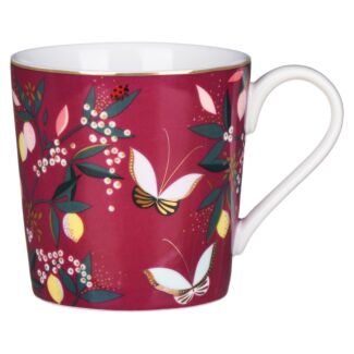 Mauve Orchard Butterflies Boxed Mug