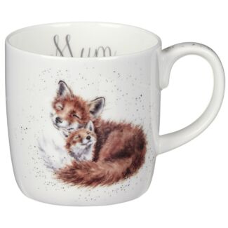 Mum Foxes Large Fine Bone China Mug