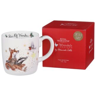 Star of Wonder Large Fine Bone China ‘Christmas 2022’ Mug with 22ct Gold