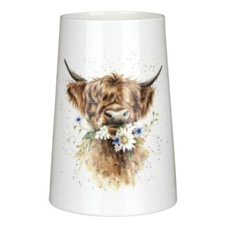 Cow 'Daisy Coo' 20cm Vase