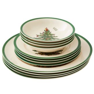 Christmas Tree 12 Piece Dining Set