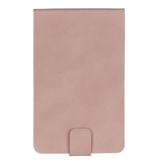 Blush Pink Vegan Suede Leather Notepad