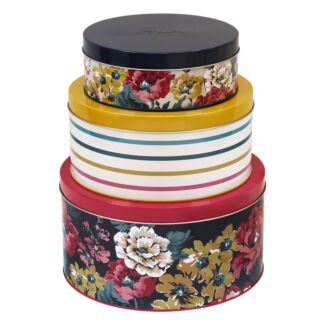 Cambridge Floral Set Of 3 Nesting Cake Tins