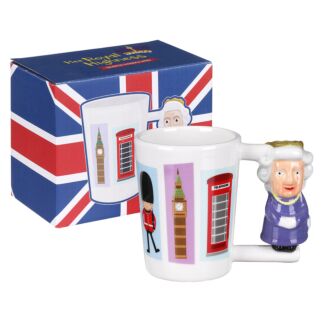 London Queen Shaped Handle Mug