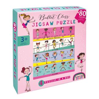 Ballerina Set of 4 Jigsaw Puzzles