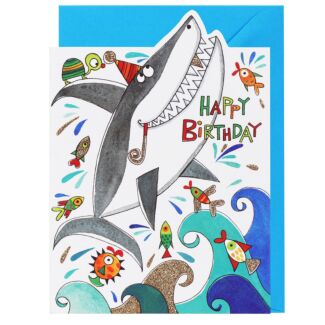 Cherry On Top ‘Shark’ Birthday Card