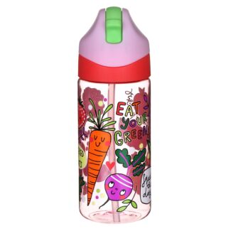 Fruit and Veg Drinks Bottle With Straw