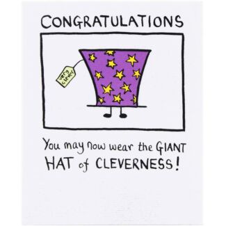 Hat of Cleverness Congratulations Card