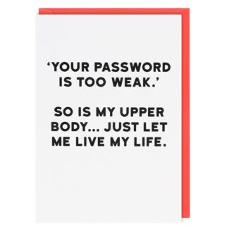 Holy Flaps ‘Password’ Greetings Card