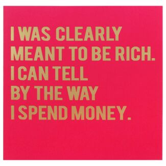 Cloud Nine ‘Spend Money’ Card