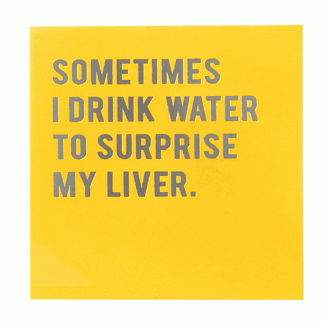 Cloud Nine Drink Water Card