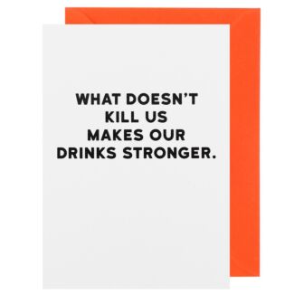 Holy Flaps ‘Drinks Stronger’ Card