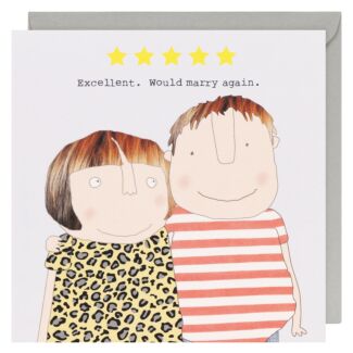 Five Star Marriage Greetings Card